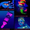 6 Pcs Glow in the Dark Body and Face Paint,Blacklight