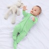 GUISBY Long Sleeve with 2 Way Zipper Pajama for Boys,3-6