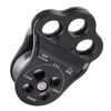 30KN Hitch Climber Pulley Rescue Equipment Dual Bearing for Rigging