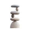 Small Side 2 Side Rock Cairn Sculpture Garden Decoration Zen