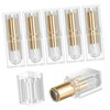 Mikinona 12pcs Empty Lip Balm Tubes Portable Lipstick Containers for