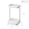 Yamazaki Tower Straightener Holder, White
