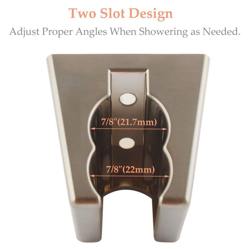 Handheld Shower Head Bracket with Two Slot, Aomasi Bidet Sprayer