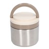 304 Stainless Steel Porridge Box Portable Round Insulated Lunch Container