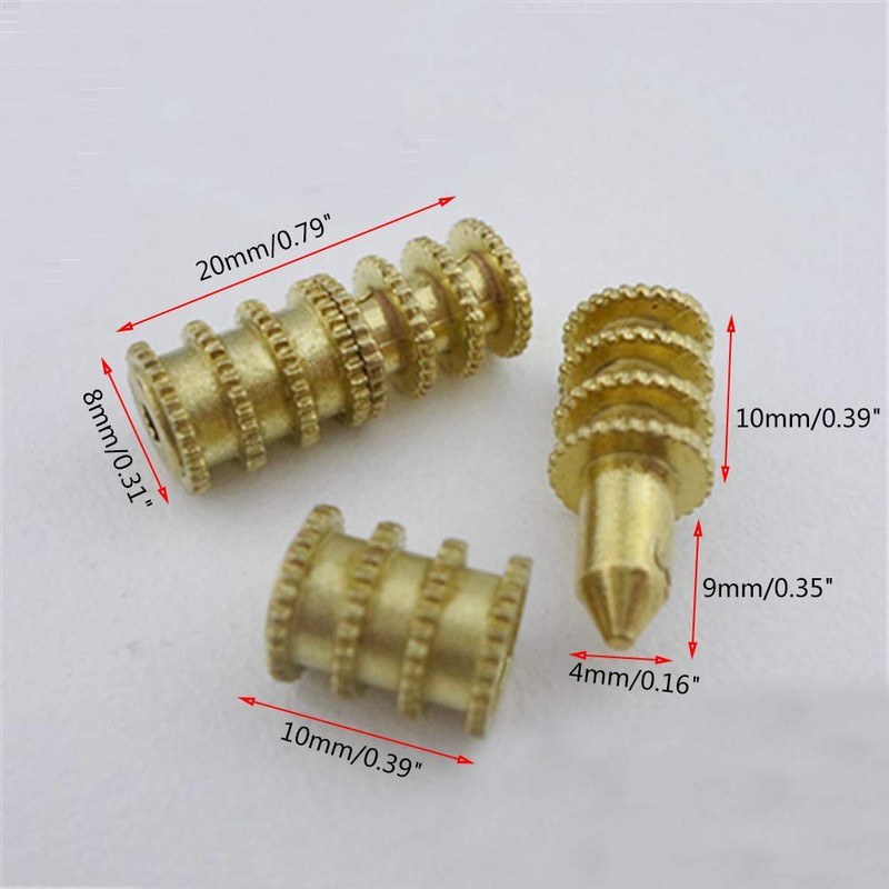 30 Metal Table Dowel Aligners, Table Leaf Alignment Pins Table