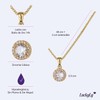 LuckyLy Collares para Mujer Baño Oro 14K Zirconia Cúbica, Regalos