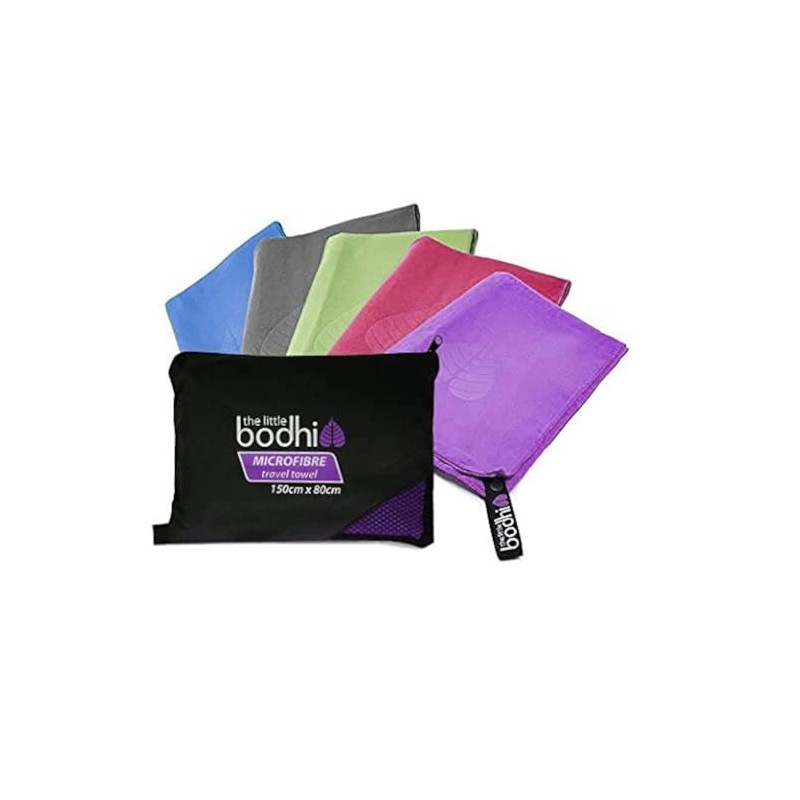 The Little Bodhi Microfibre Towel Purple 150cm x 80cm