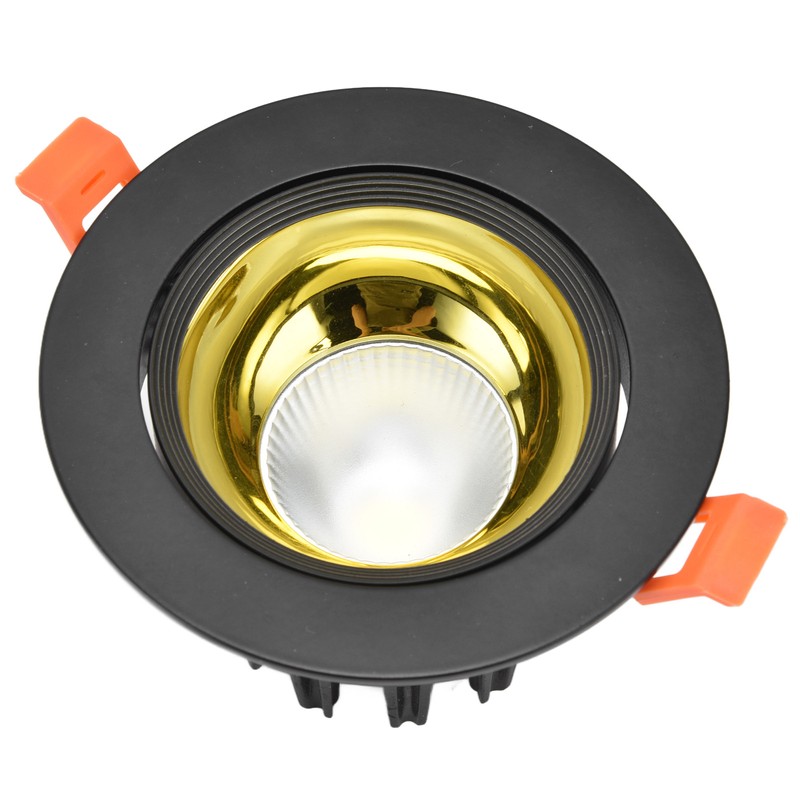 LED Downlight Aluminum Adjustable Angle Dustproof Ceiling Embedded Spotlight for