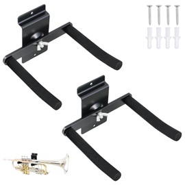 EASTROCK Trumpet Stand Instrument Hanger Wall Mounted Instrument Wall Mount Trumpet Holder 2Pcs