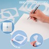 Large Circle Stencil for Painting,Reusable Plastic 8 Pcs Circle Templates