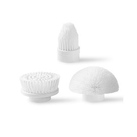 Epeios Replacement Brush Set for Bath Polisher, Electric Cleaning Brush, Set of 3, Floor, Kitchen, Bath Row, Tile Cleaning, Compatible with SC001 Bath Polisher