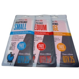 Trakker Solid PVA Bags: Medium