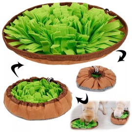 AWOOF Pet Snuffle Mat for Dogs, Interactive Feed Game for Boredom, Encourages Natur...