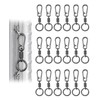 DAWZMR 18 Pcs Zipper Clips Anti Theft, Double Opening Small