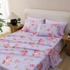 King Size Bed Sheets Set Deep Pockets - 6PC Floral