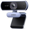 UGREEN Cámara Web HD con Micrófono 1080P30FPS,Corrección de Luz Automática