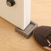 Rubber Door Stoppers Wedge,Bidirectional Door Stops,Small Size Cube Doorstop for