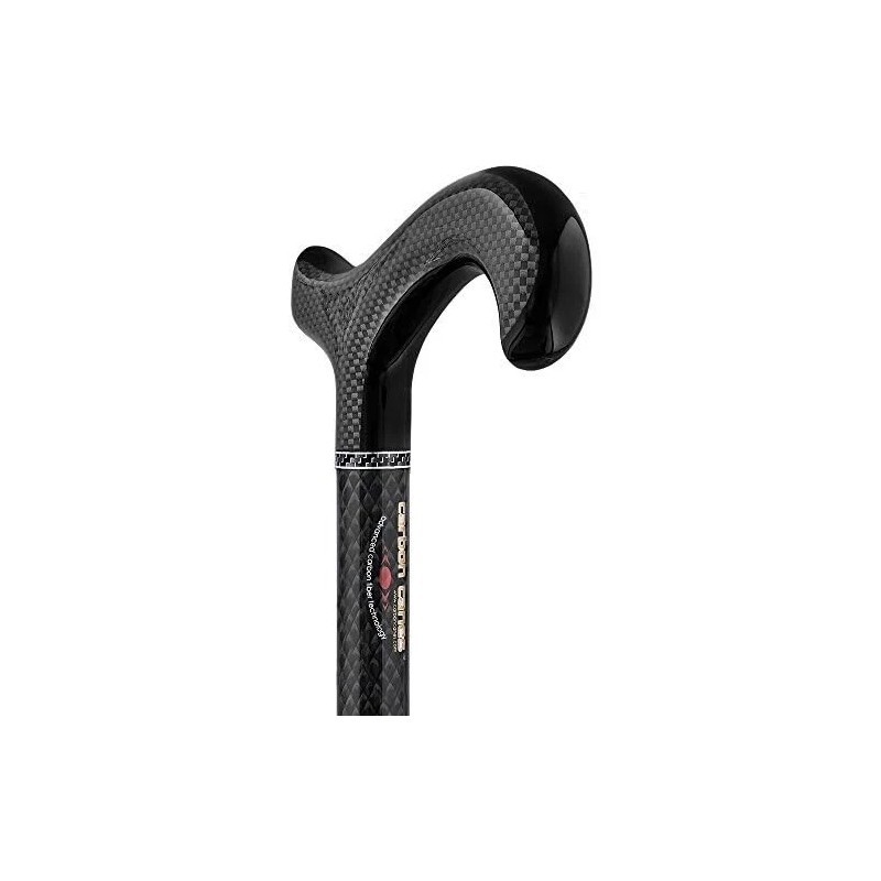 Royal RC Canes Triple Wound Carbon Fiber Black Derby Walking