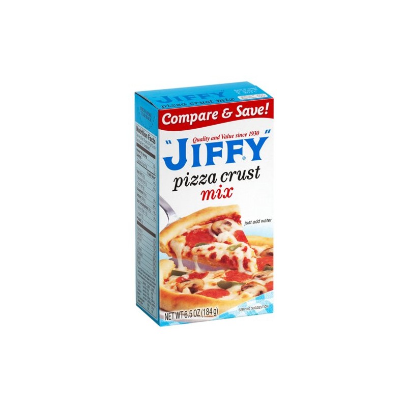 Jiffy PIZZA CRUST Mix 6.5oz (12 pack)