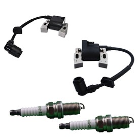 OakTen Ignition Coil Spark Plug Pack compatible with 30500-ZJ1-845, 30500-ZJ1-013 for Honda GX610 GX620 GX670 GXV610 GXV620 GXV670