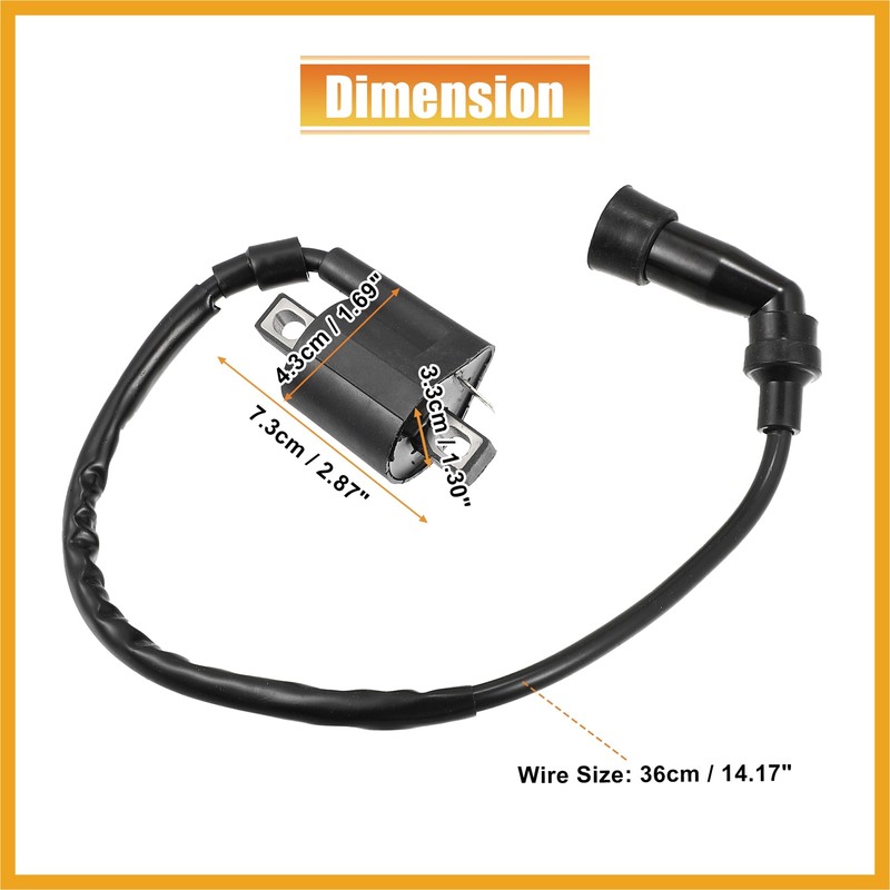 Partuto Ignition Coil for Yamaha Big Bear 400 YFM400A YFM400
