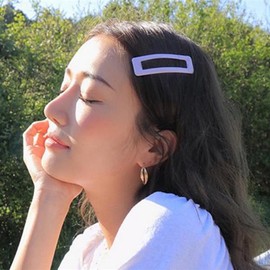 Colorful snap clip hair clip hair clip / 컬러 똑딱이 집게핀 헤어핀 머리핀