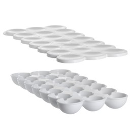 Masterpart Fridge & Freezer Ice Cube Maker Compartment Tray with Cover Lid to Fit Siemens KI26, KI27, KI28, KS20, KS24 Freezers 11008387