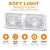 RV LED Interior Lights DC 12V, 1000LM 8W Double Dome