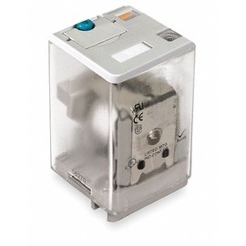 Dayton 12VDC, 11-Pin Square Base General Purpose General Purpose Relay; AC Contact Rating: 10A @ 277V