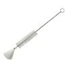 As One ABS-S5PW Syringe Cleaning Brush, PBT Bristle, White, 8.3