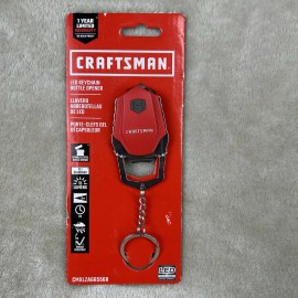 Craftsman Bottle Cap Opener - LED Keychain
