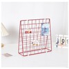 WYEHHLJ Desktop Photo Display Shelf, Sticky Note Grid Display Shelf,