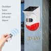 Wireless Motion Sensor Alarm Home Security Solar Motion Sensor Alarm