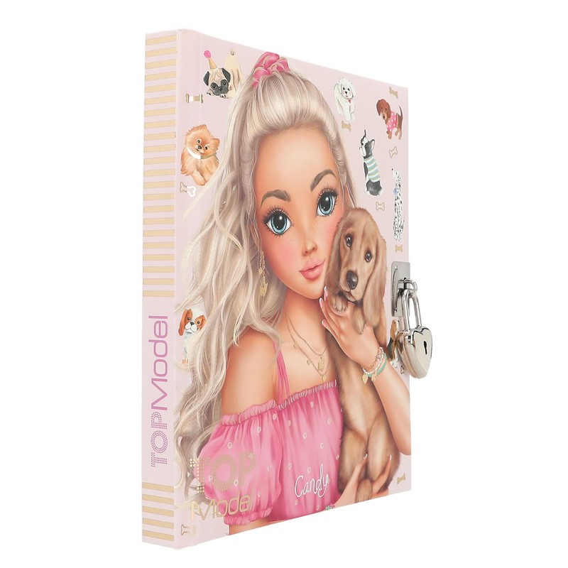 Depesche TOPModel Kitty and Doggy 12958 Diary in Beige with