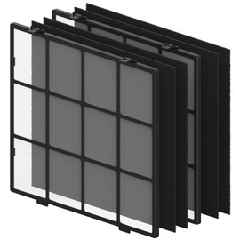 AP-1512HH Washable Pre-filter Set for Coway Airmega AP-1512HH and Airmega 200M Purifier, Includes 2 Washable Pre-filter and 4 Odor Eliminator Carbon Pre Filter