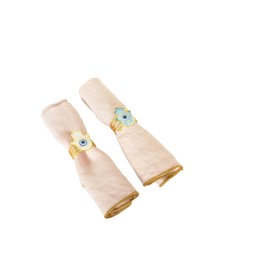 Aulica Hamsa Napkin Rings Set of 4