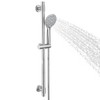 Adjustable 30-Inch Shower Slide Bar with 5-Function Handheld Shower Head,