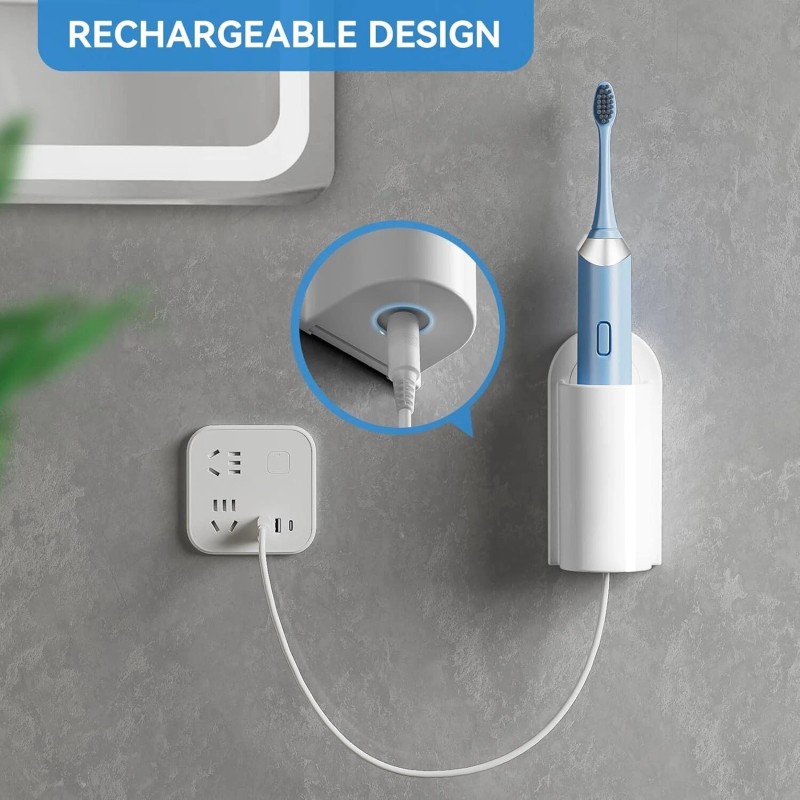 MOPMS Electric Toothbrush Holders, Wall Mounted Tooth Brushing Holder for