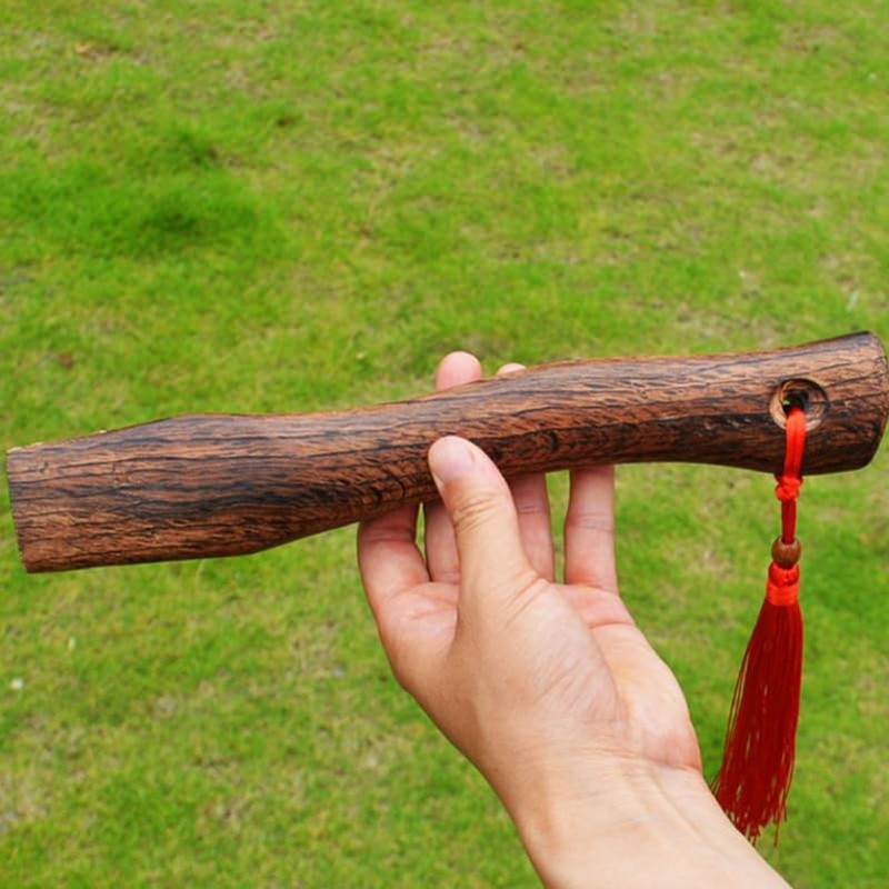 HOMSFOU 10.24In Wooden Axe Handle Replacement Ergonomic Grip for Woodworking