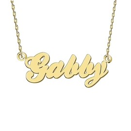 Personal Pendant Jewelry Gift Cute Name Necklace for Women Gabby