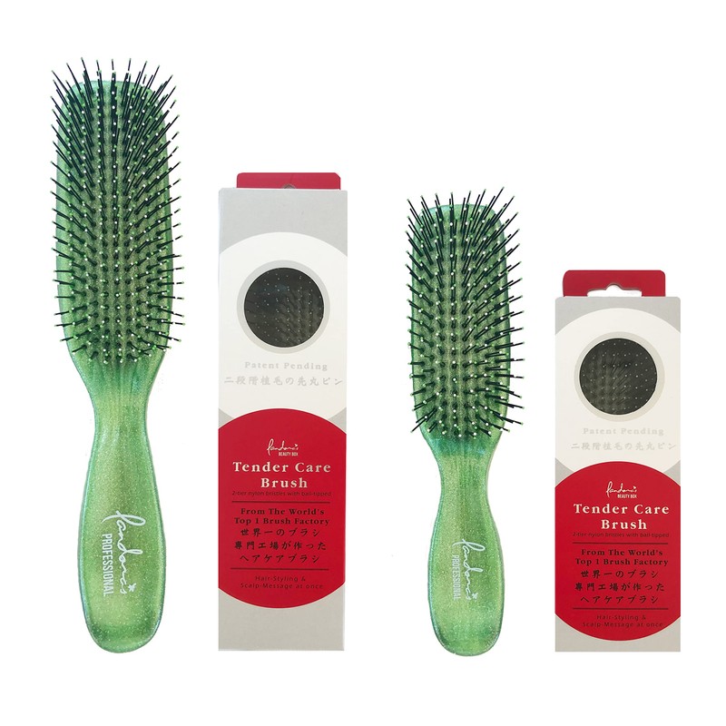 18131A Hair Brush, Scalp Massage Brush & Styling, Glossy, Argan