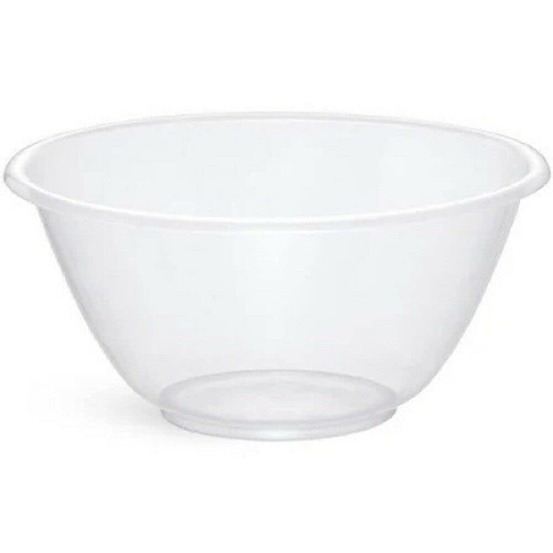 eMKay® Set of 2 Clear Plastic Mixing Bowls - 30cm
