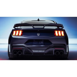 OEM PR3Z-6342528-J Rear Deck Lid Emblem for 2024-2025 Ford Mustang GT Dark Horse