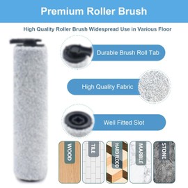 Laukowind Replacement Brush Roller Filt-er Set For Bissell HF3 3649A Vacuum Cleaner, Efficient Cleaner Filt-er Set Compatible with Bissell HF3 (2 Brush Roller and 4 Filt-ers and 4 Sponges)
