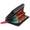 VISCONTI Rainbow Collection Bora Multi Colored Large Trifold Soft Leather