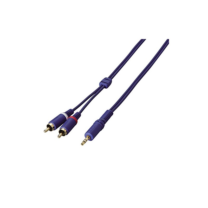 Elecom Audio Cable 3.5mm Stereo Mini Plug - Pin Plug
