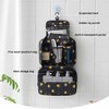 Travel Toiletry Hanging Toiletry Wash Bag with Compartment Makeup Cosmetic