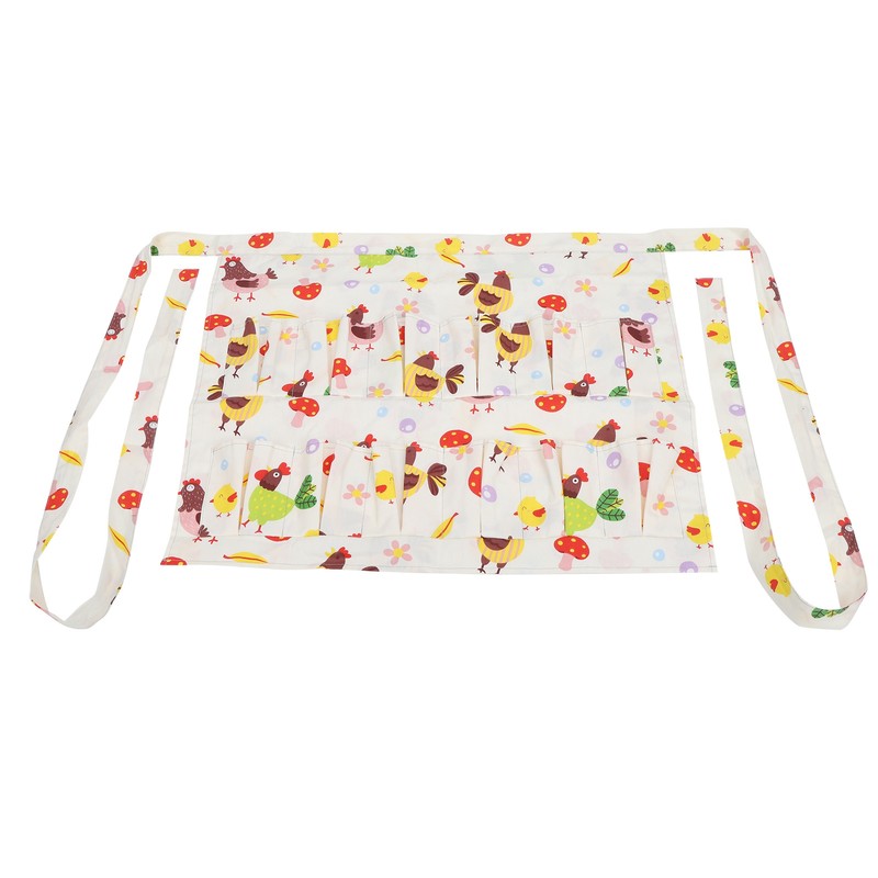 Eggs Collecting Protective Apron Multiple Pockets Chicken Eggs Gathering Holding