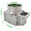 Silscvtt Cylinder Piston Top End Kit Replacement for Honda Pioneer