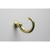 Ceiling Hook, Wall Hook, Screw-in Hook, Metal, Shiny Gold